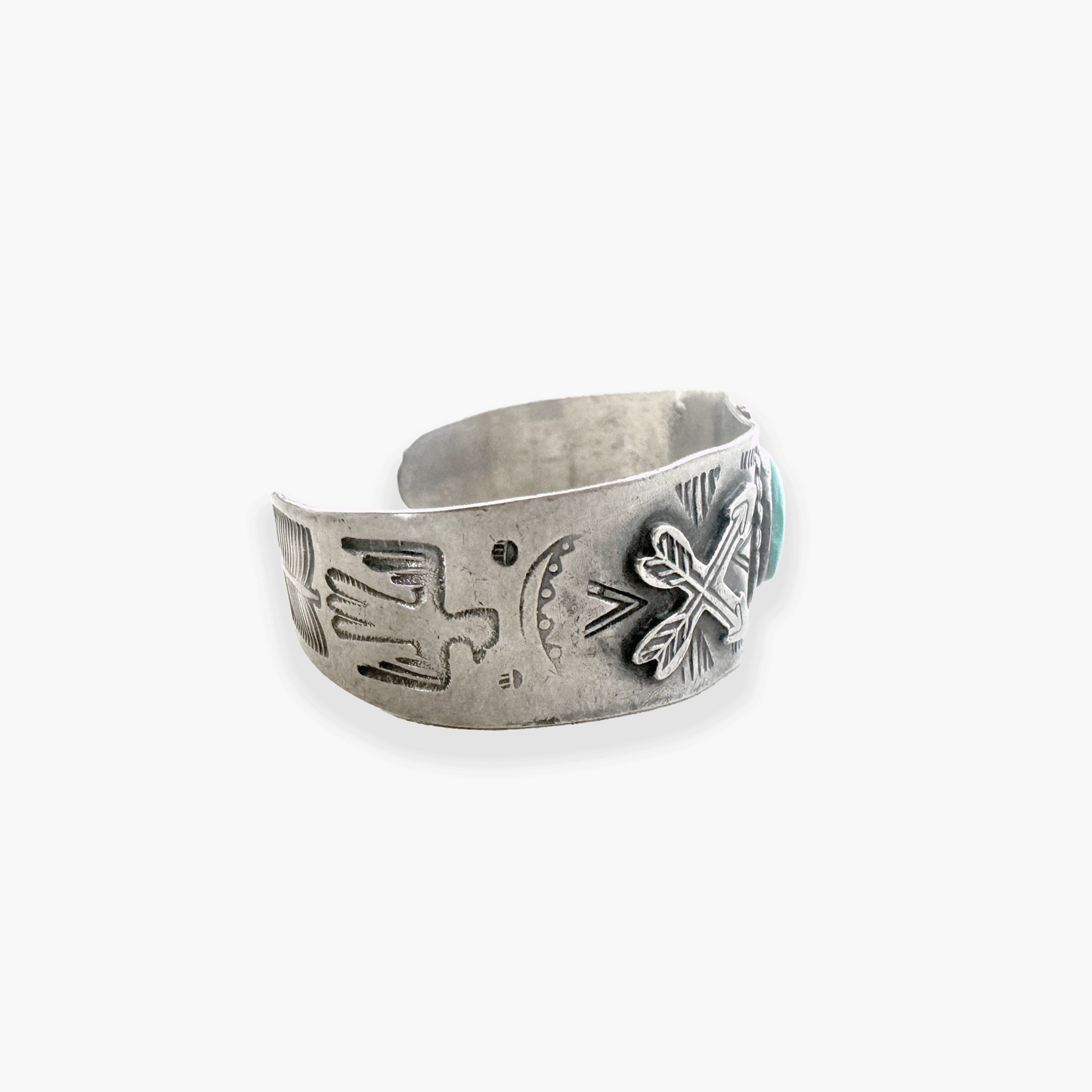 Peyote Bird - Vintage Fred Harvey Era Arrow Cuff